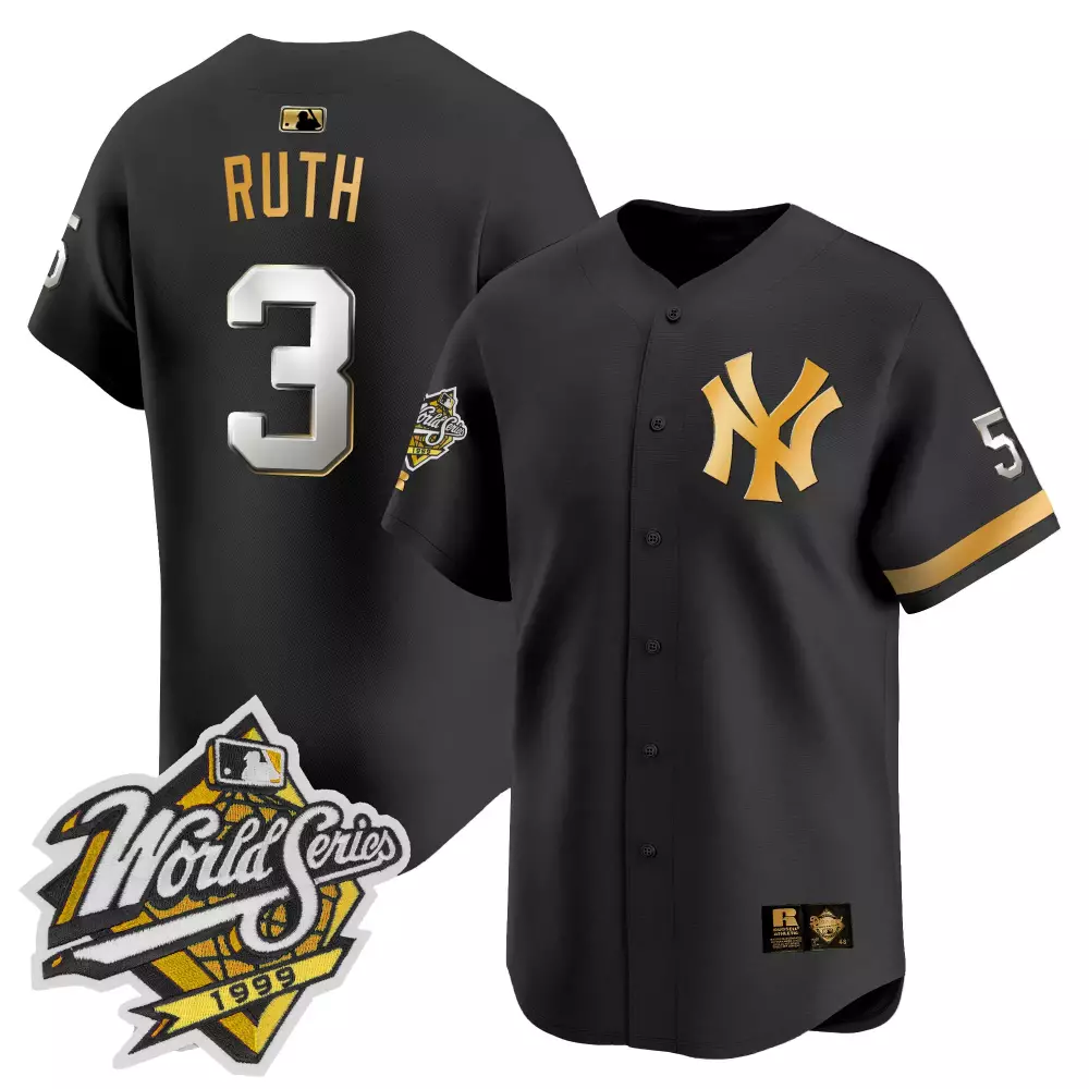 Ruth Yankees 27 Time Champions Patch Vapor Premier Jersey | White Gold | Limited Edition Fan Gear for Men, Women & Youth