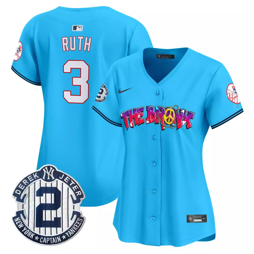 Babe Ruth Light Blue Yankees Dragon Ball Son Goku Vapor Premier Limited Jersey | Printed | Fan Gear for Men, Women & Youth