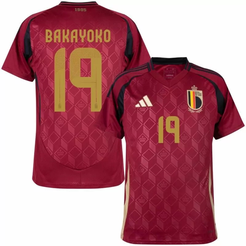 bakayoko home mens belgium 2024 stadium homeaway soccer jersey