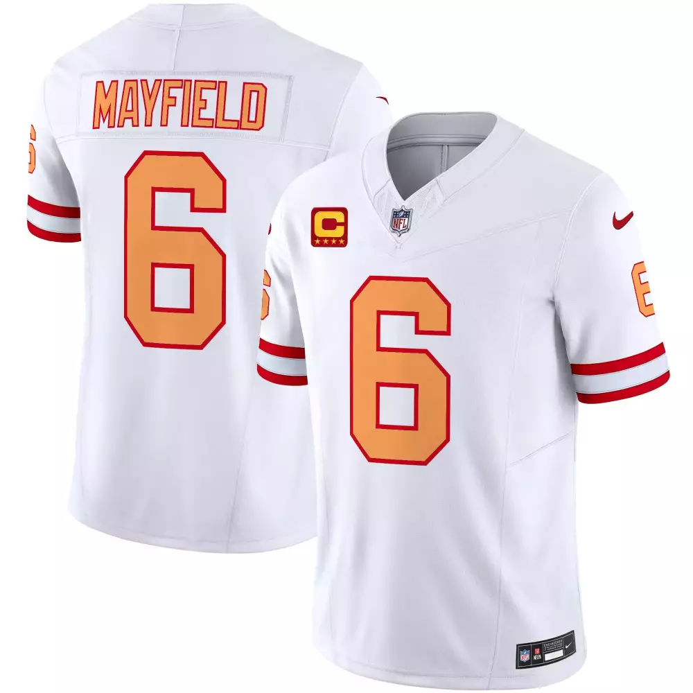 baker mayfield white mens tampa bay buccaneers throwback vapor limited jersey v2 all stitched