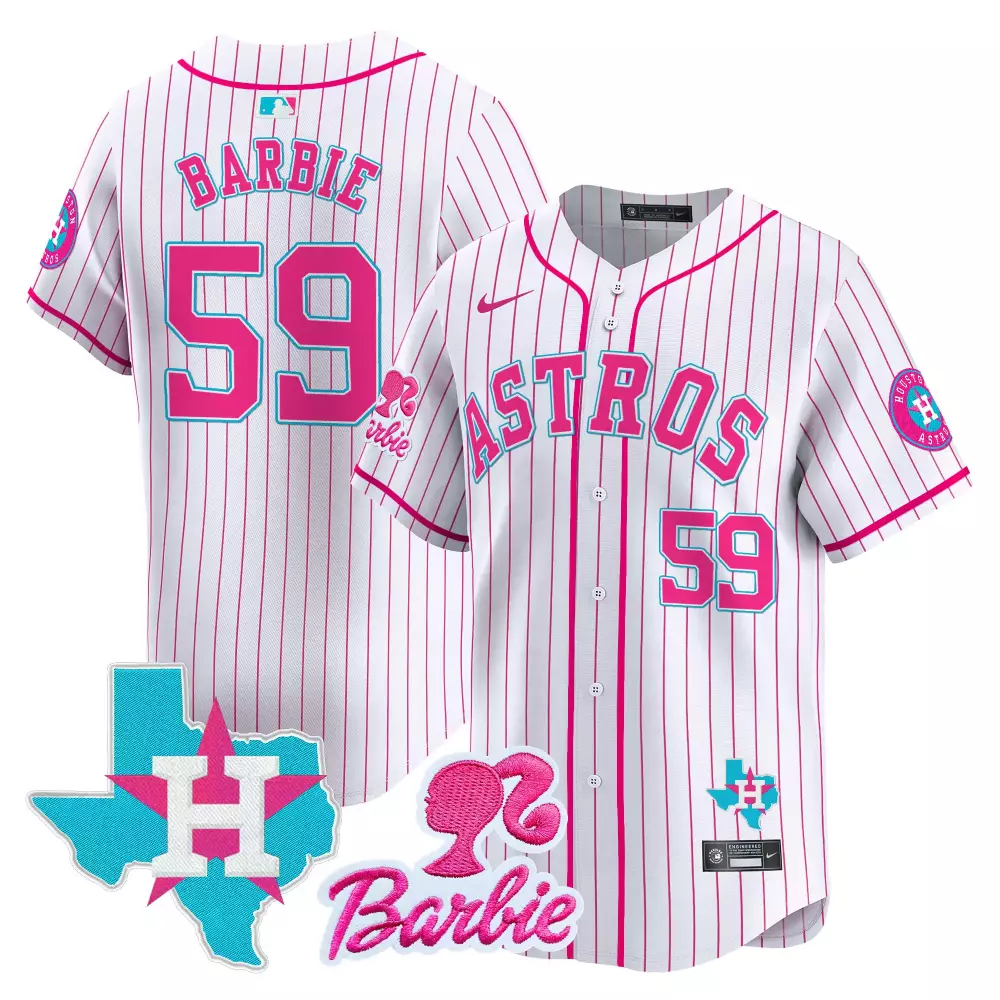 barbie light blue unisex houston astros barbie vapor premier limited jersey all stitched
