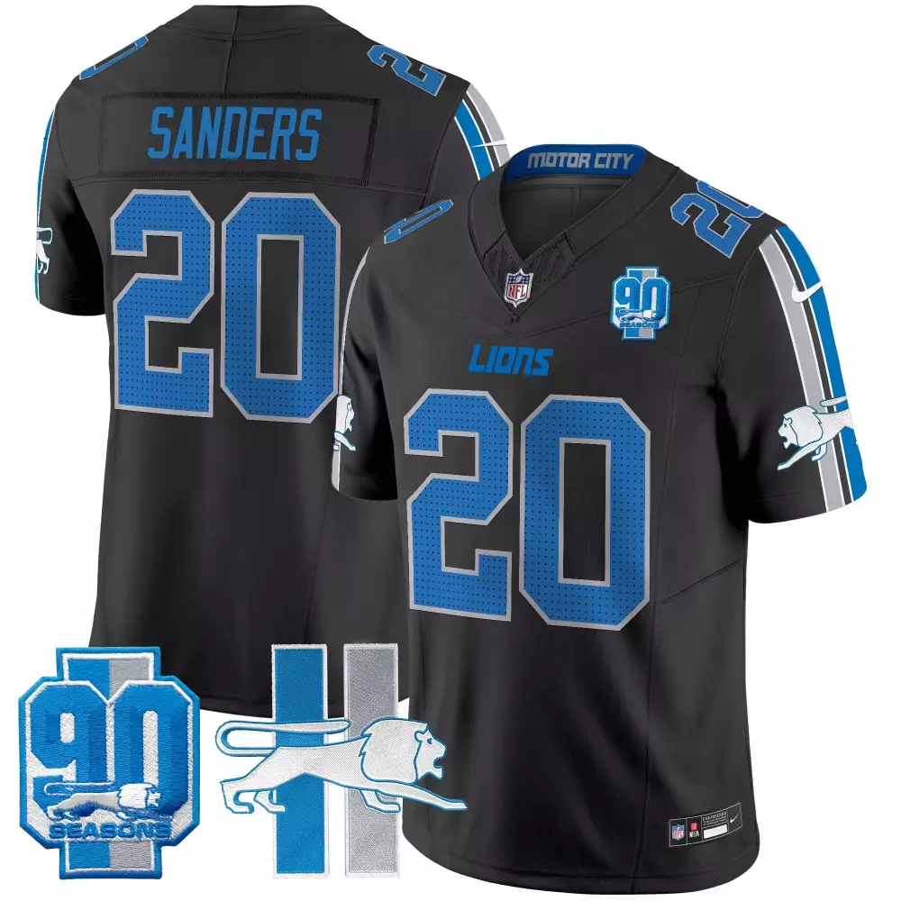 Barry Sanders Detroit Lions Preschool Blue 1996 Retired Legacy Jersey | Vintage Fan Gear | For Men, Women & Youth