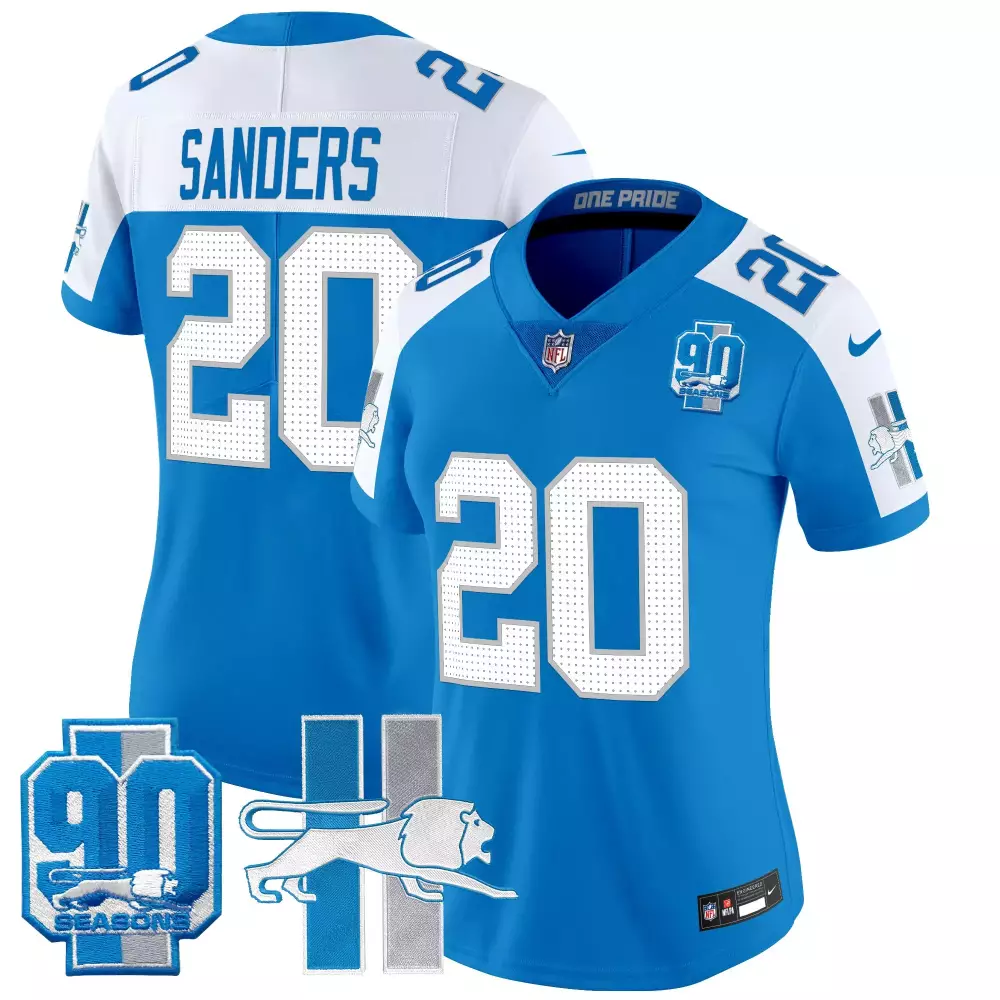 Barry Sanders Detroit Lions Preschool Blue 1996 Retired Legacy Jersey | Vintage Fan Gear | For Men, Women & Youth