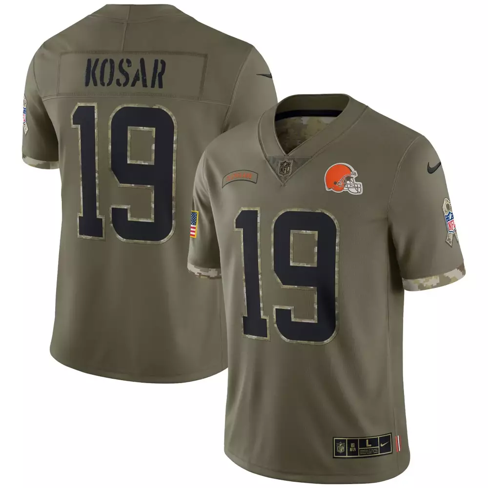 arctic camo youth myles garrett cleveland browns 2024 salute to service vapor limited jersey arctic camo all stitched