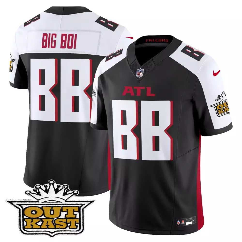 andre red mens outkast x atlanta falcons 2024 vapor limited jersey v2 all stitched