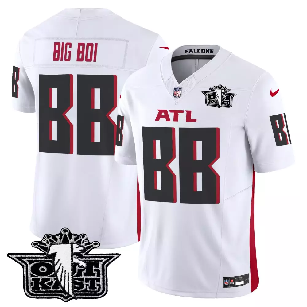 big boi red mens outkast x atlanta falcons 2024 vapor limited jersey v2 all stitched