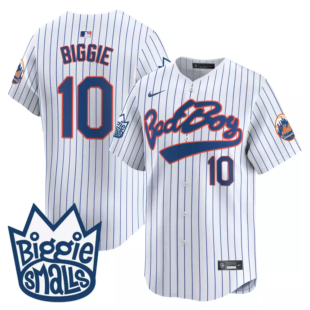 Biggie Smalls 105 Royal Men's Mets Vapor Premier Jersey | Limited Edition Custom Design | Fan Gear for Men, Women & Youth