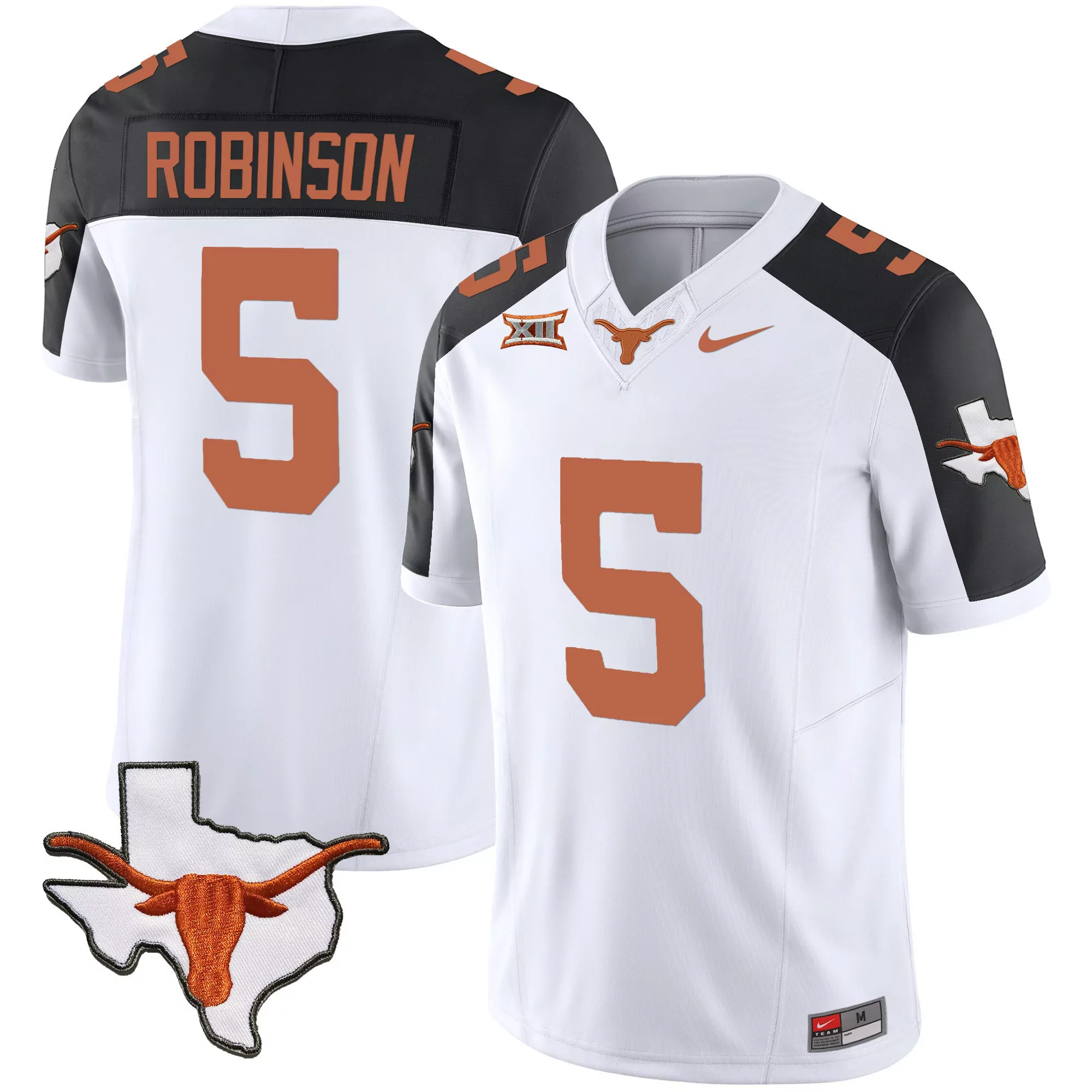 bijan robinson inverted mens texas longhorns vapor limited jersey v2 all stitched