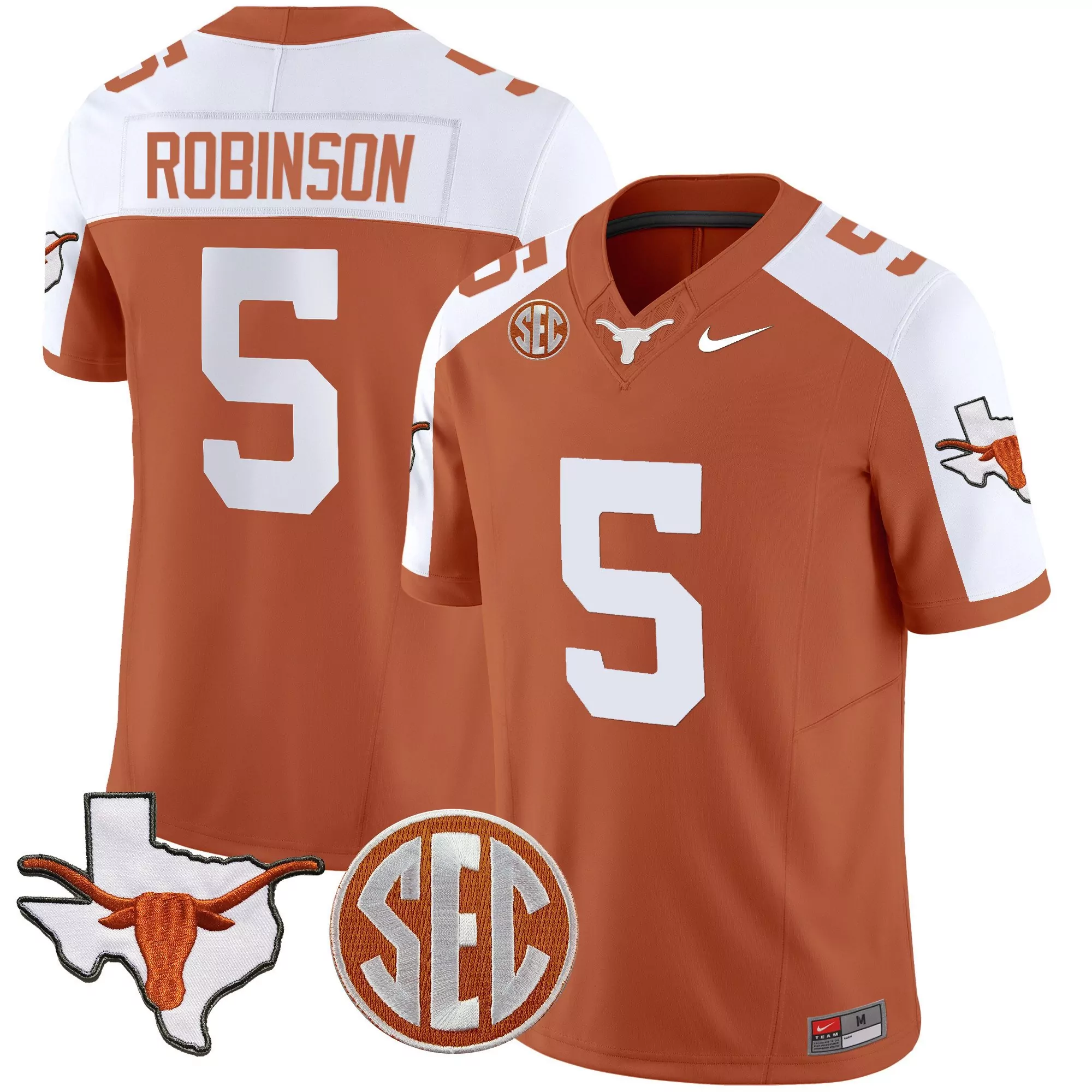 bijan robinson inverted womens texas longhorns vapor limited jersey all stitched