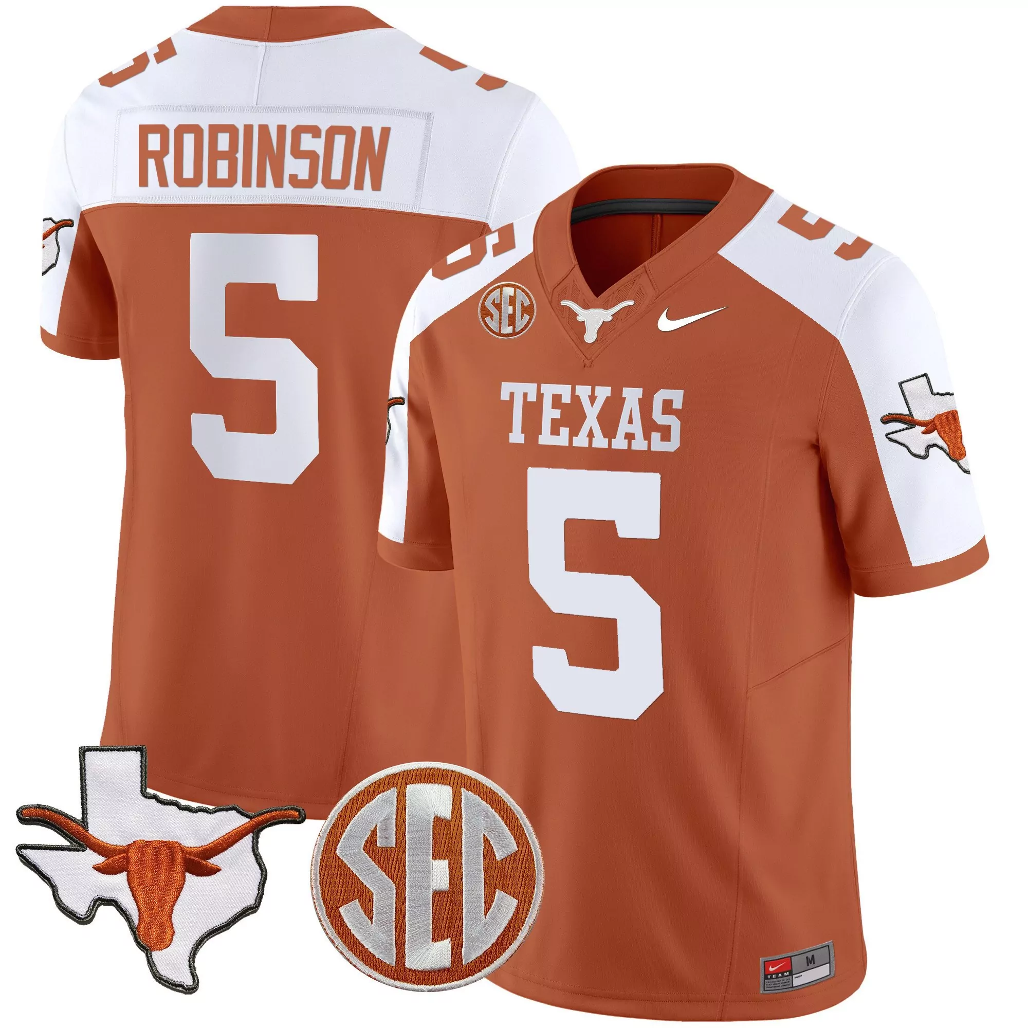 bijan robinson inverted womens texas longhorns vapor limited jersey all stitched