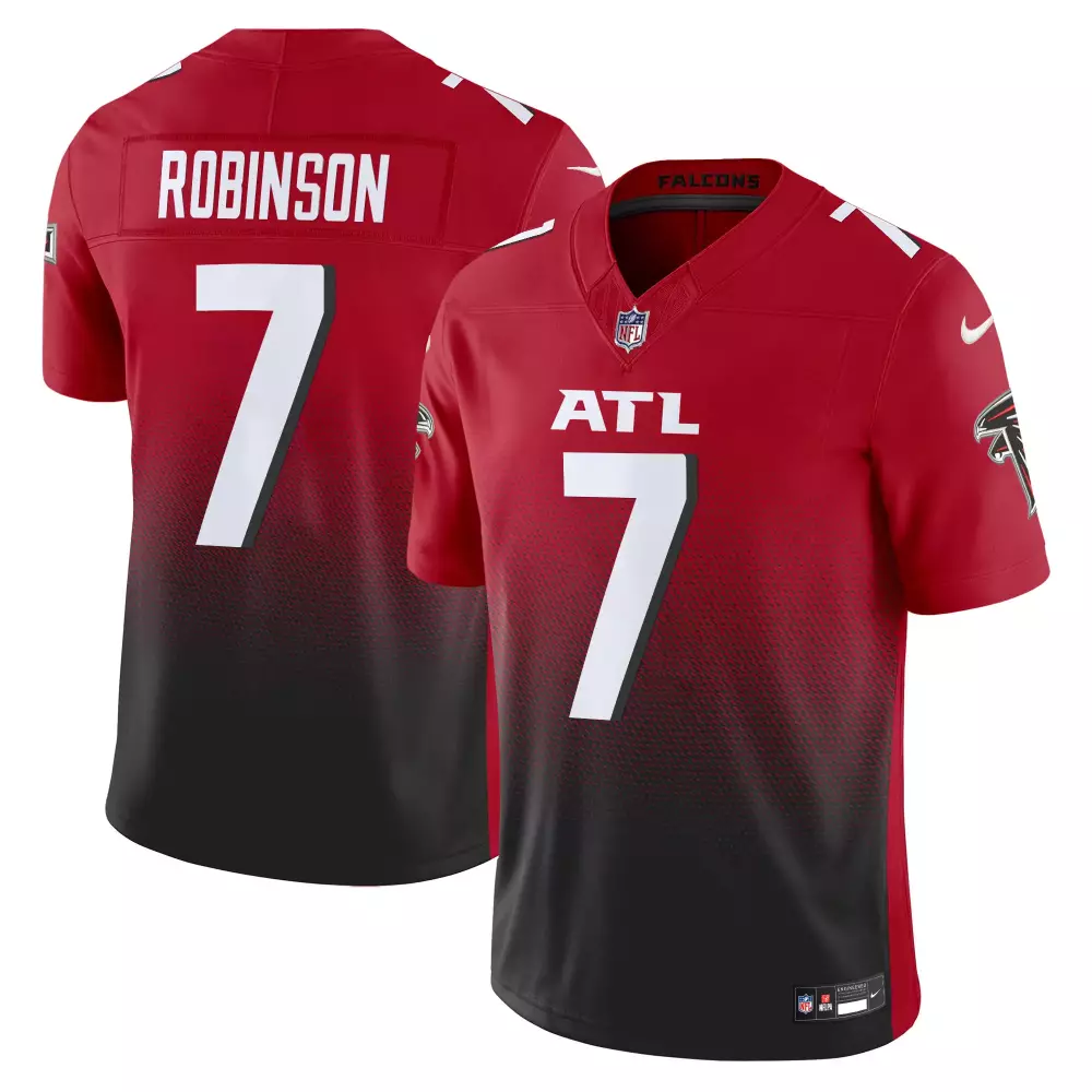 bijan robinson red alternate mens outkast x atlanta falcons 2024 vapor limited jersey all stitched
