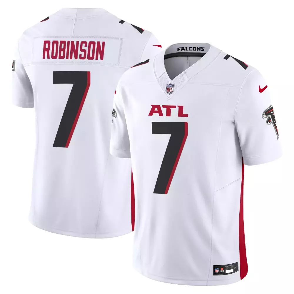 bijan robinson red mens outkast x atlanta falcons 2024 vapor limited jersey v2 all stitched