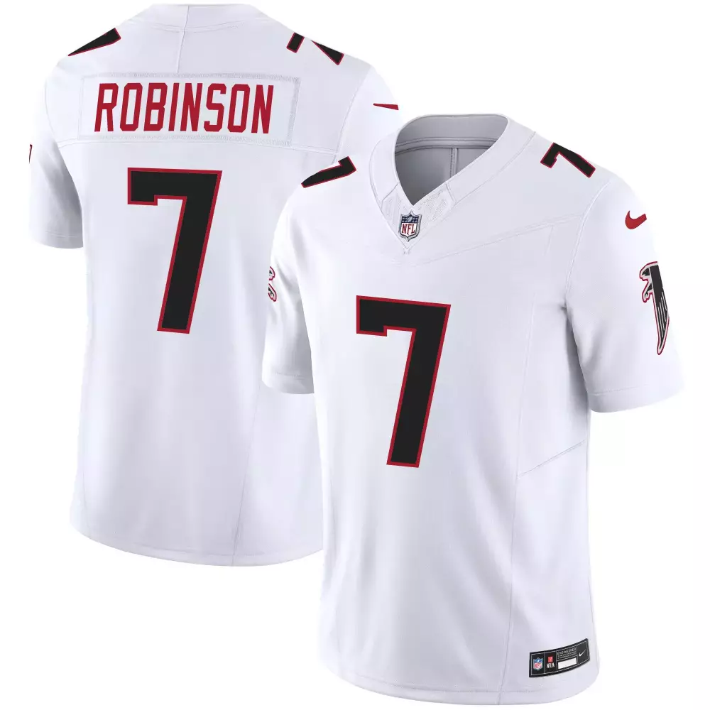 bijan robinson red mens outkast x atlanta falcons 2024 vapor limited jersey v2 all stitched
