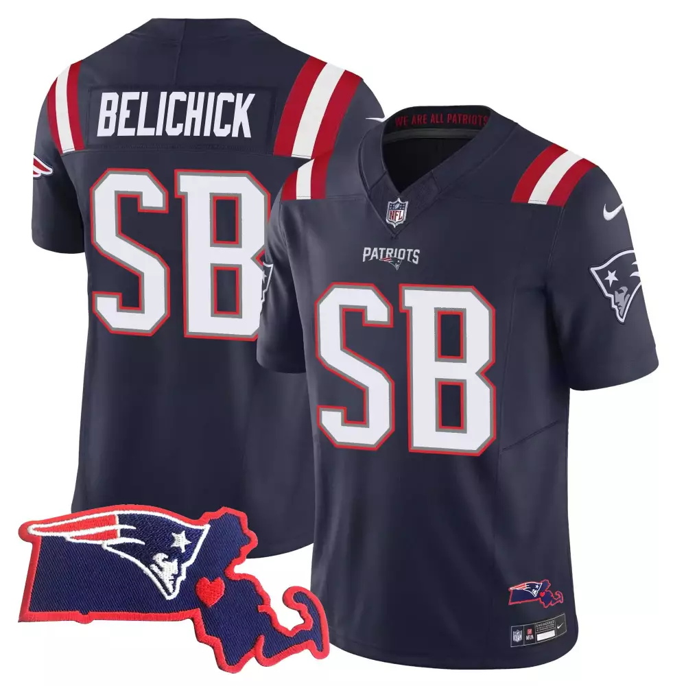 bill belichick navy mens new england patriots bill belichick sb 36 38 39 49 51 champions vapor jersey all stitched