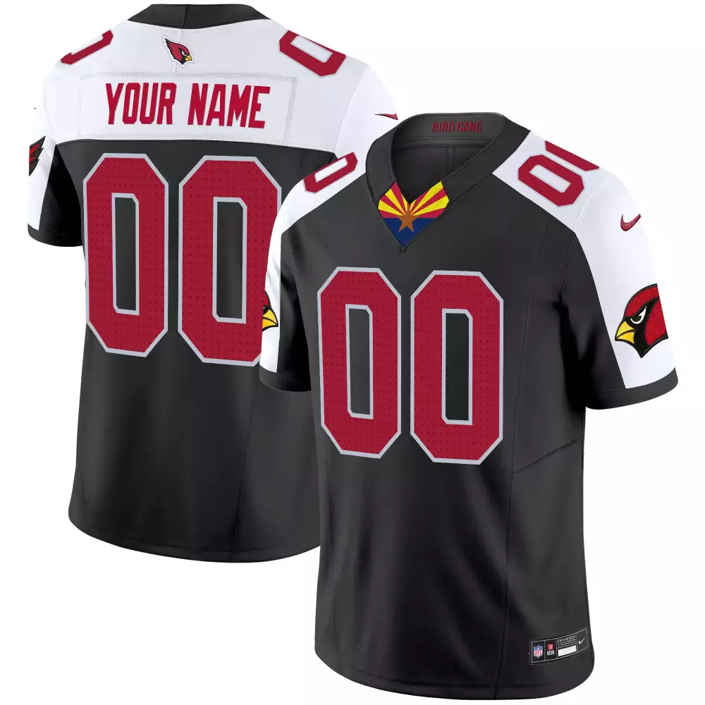 black alternate men arizona cardinals 2024 special vapor limited custom jersey v2 all stitched