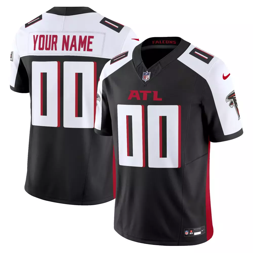 bijan robinson youth atlanta falcons black game jersey all stitched
