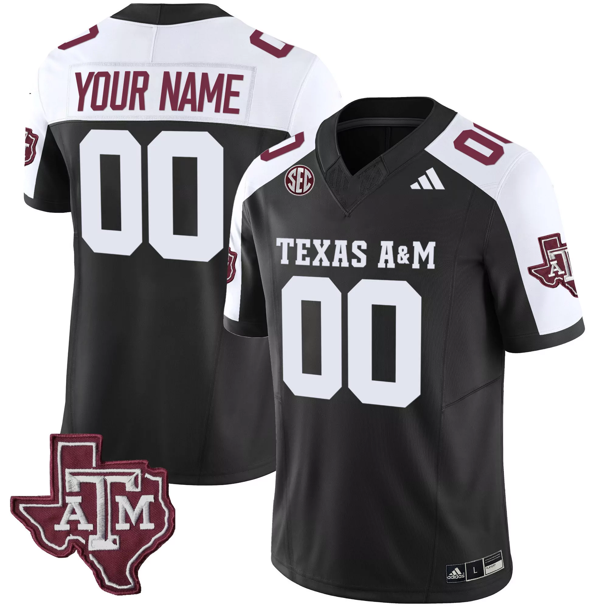 black alternate men texas am aggies mexico vapor custom jersey all stitched