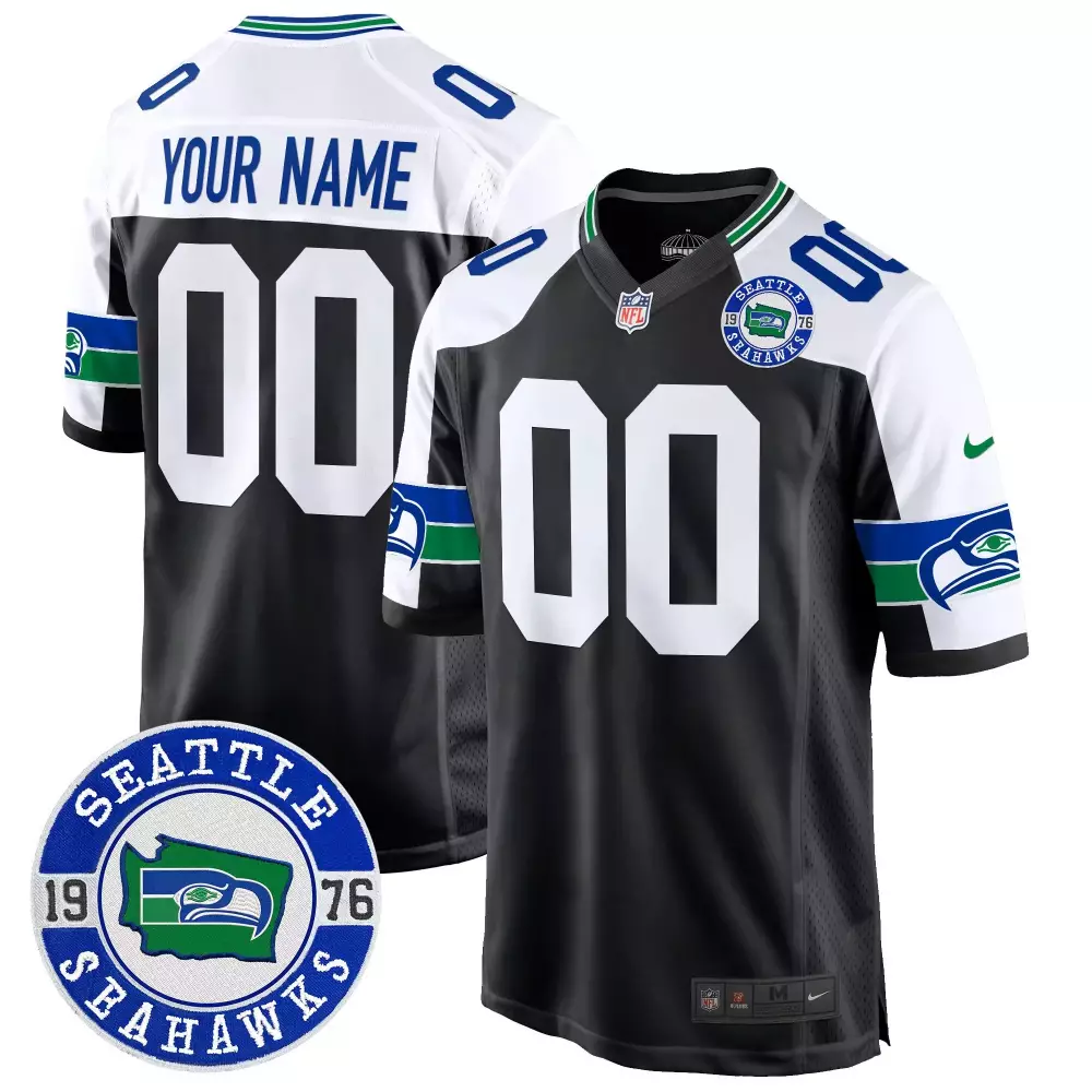 Seattle Seahawks Youth 2024 City Patch Vapor Jersey | Navy Stitched Limited Edition | Fan Gear for Youth