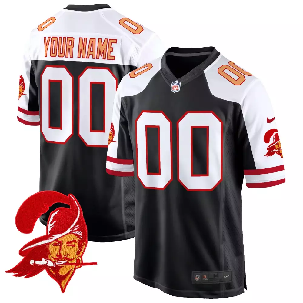 Tampa Bay Buccaneers Youth Black Alternate Throwback Game Jersey | Stitched Custom | Fan Gear for Men, Women & Youth