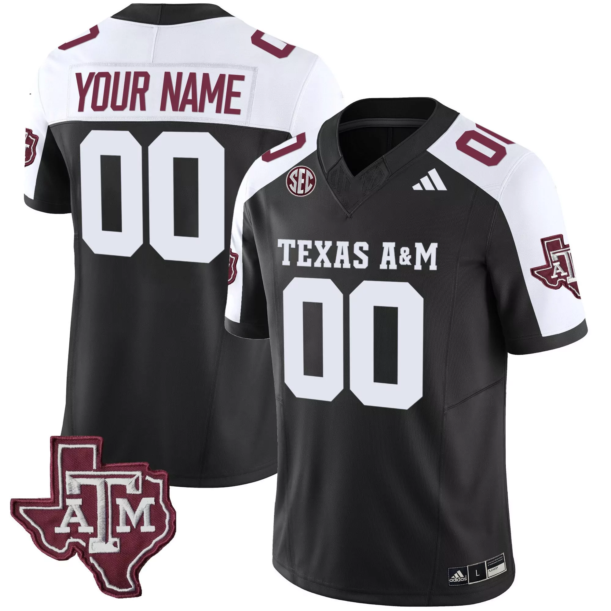 black alternate men texas am aggies mexico vapor custom jersey all stitched