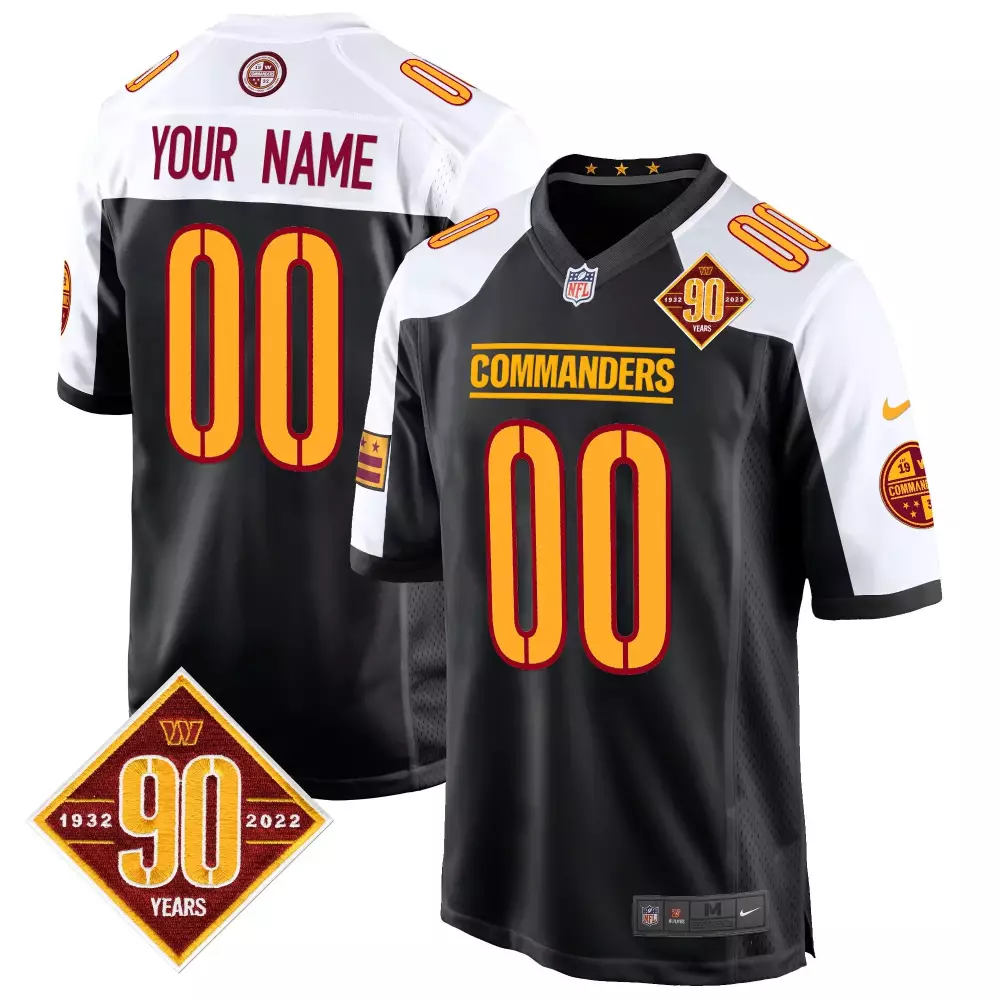 Washington Commanders Youth 90th Anniversary Gold Vapor Jersey | Custom Stitched | Limited Edition Fan Gear | For Men, Women & Youth