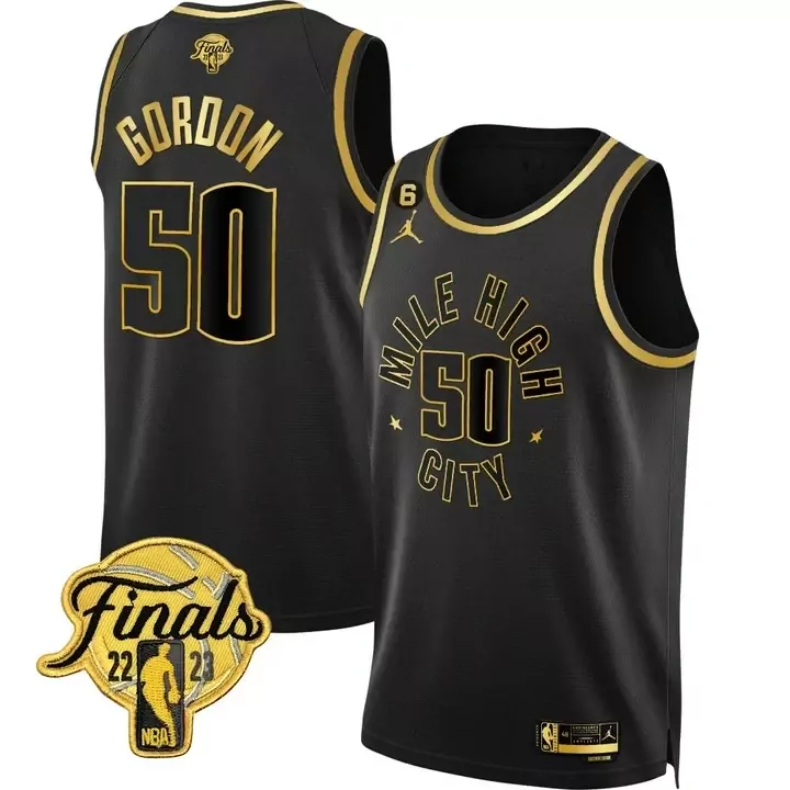 association youth denver nuggets 2023 finals champions flex base custom jersey all stitched