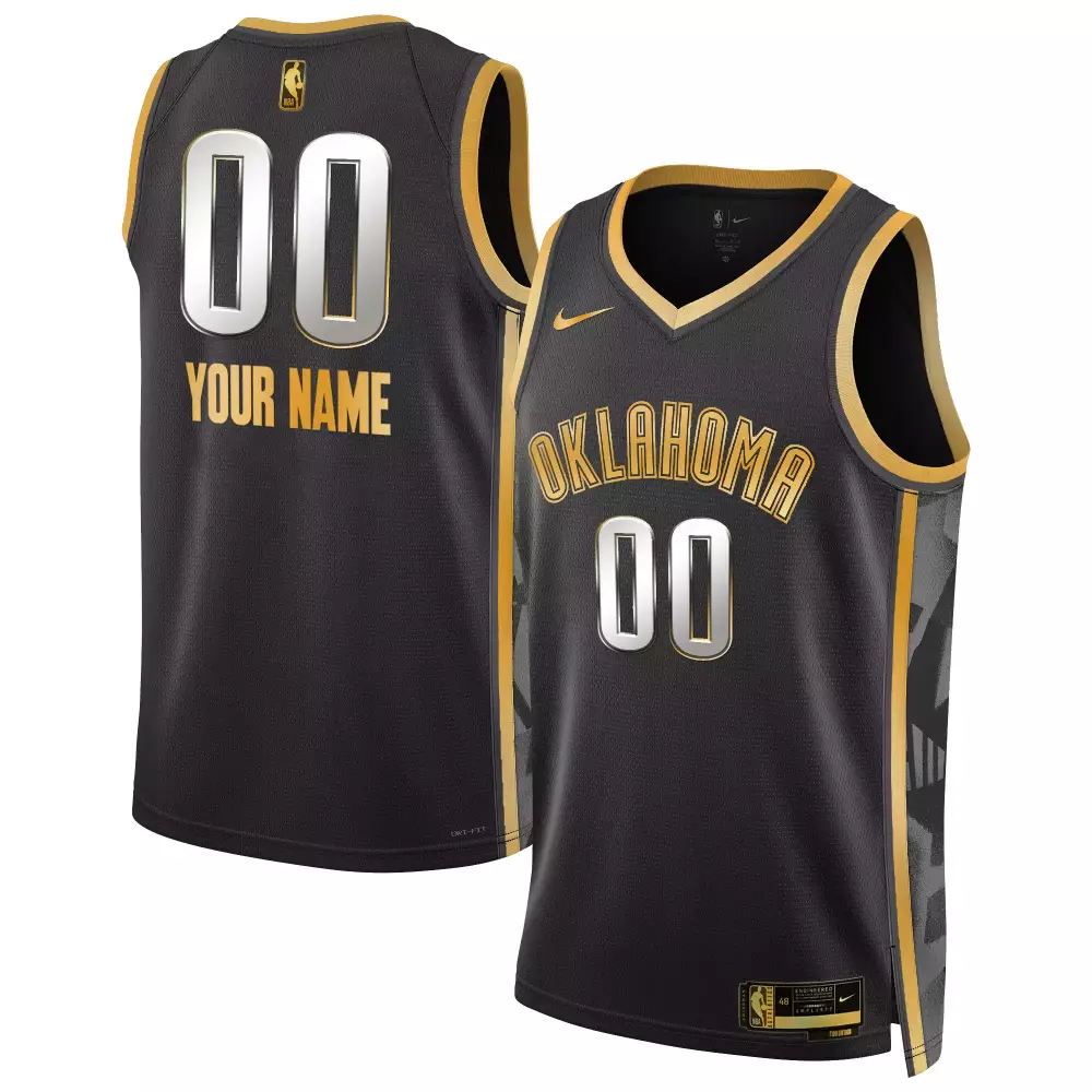 association men oklahoma city thunder swingman custom jersey v2 all stitched