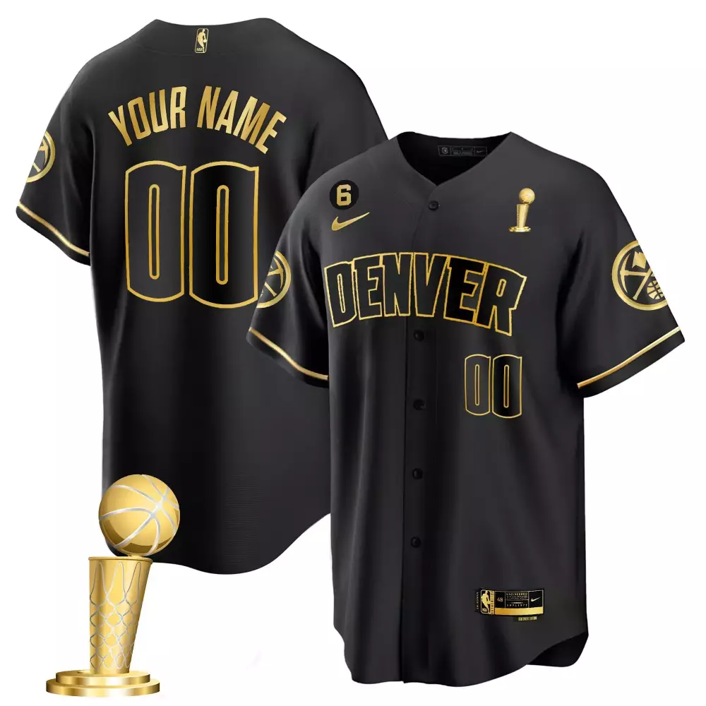 Denver Nuggets Women's White Stitched Custom Jersey | 2023 Finals Name Patch | For Men, Women & Youth