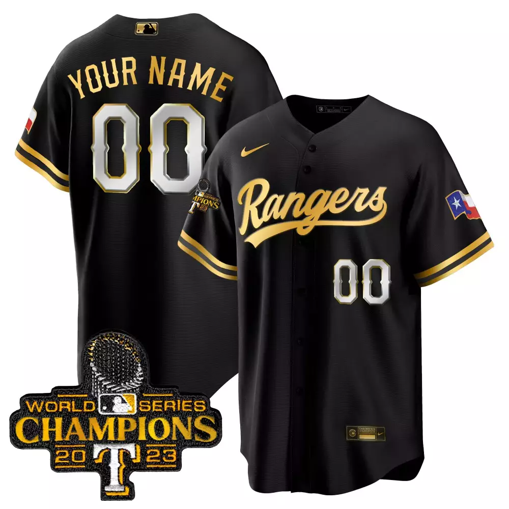 Texas Rangers 2023 World Series Cool Base Jersey V3 | Stitched Custom Design | Limited Edition Fan Gear | For Men, Women & Youth