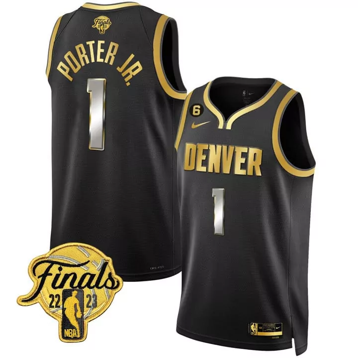 Michael Porter Jr. Denver Nuggets 2023 Navy Stitched Jersey | All Stitched Name Patch | Fan Gear for Men, Women & Youth