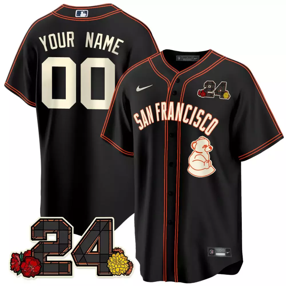 black limited men san francisco giants 2024 willie mays patch vapor premier limited custom jersey v2 all stitched