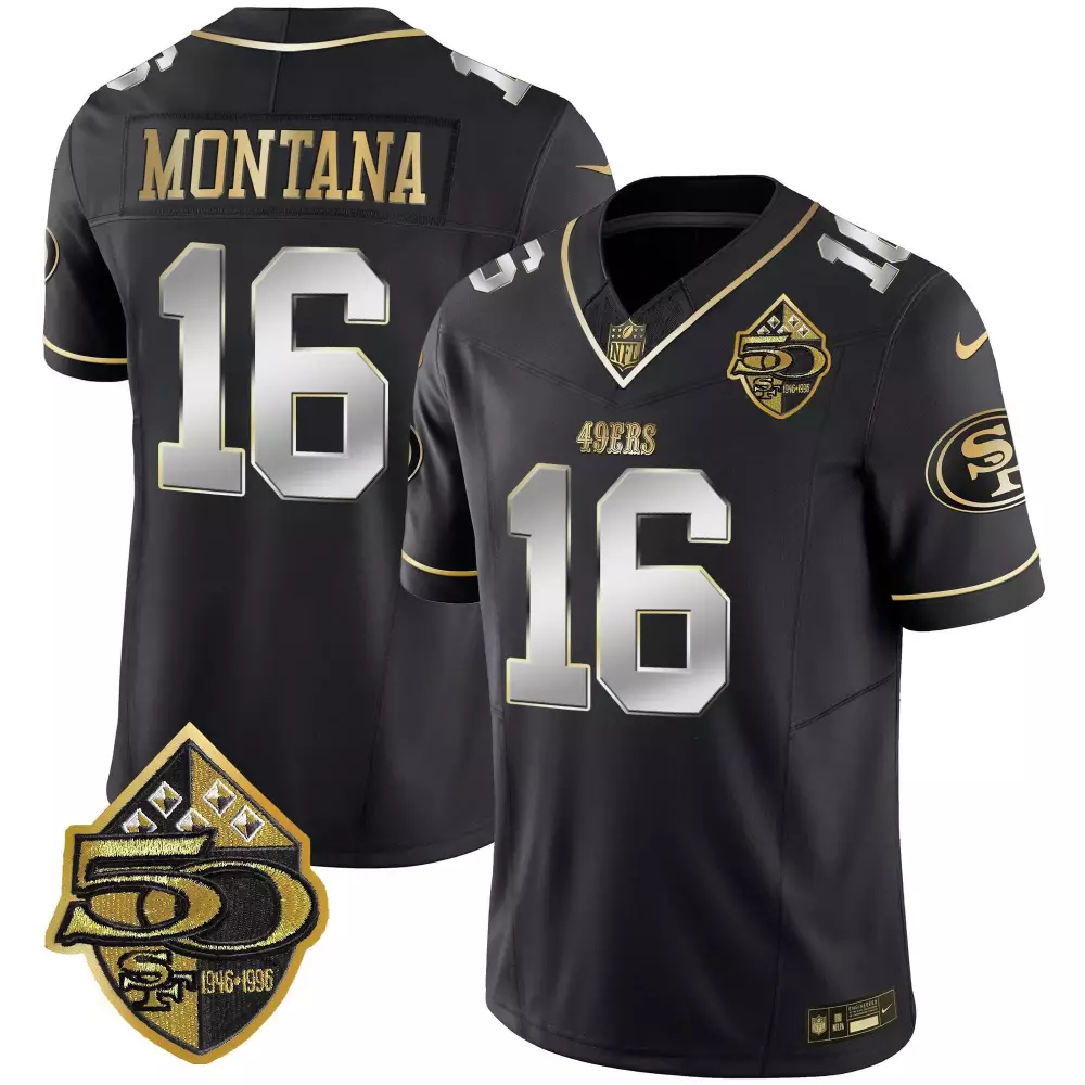 black limited nick bosa all players san francisco 49ers 2024 pro bowl patch vapor jersey men