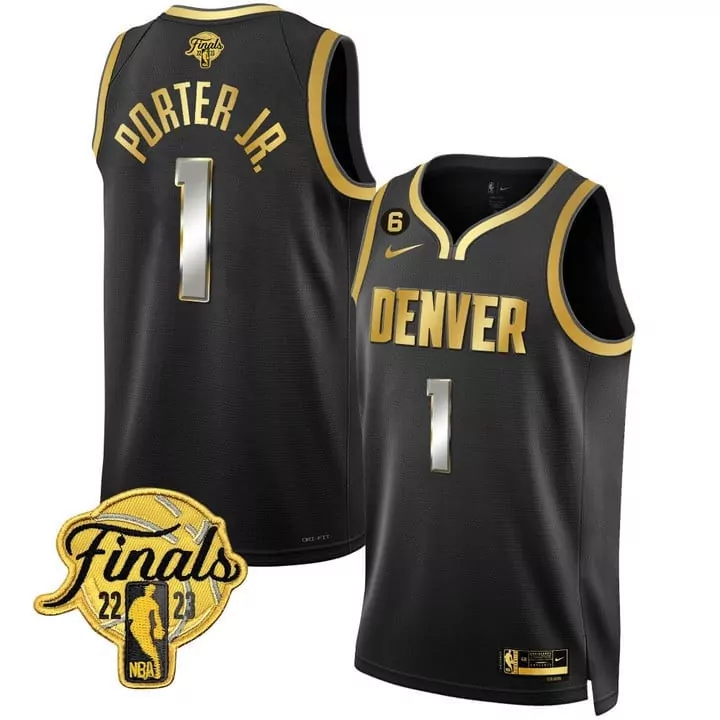 Michael Porter Jr. Denver Nuggets Youth Black Limited NBA Finals Jersey | Custom Stitched Fan Gear | For Youth, Men & Women
