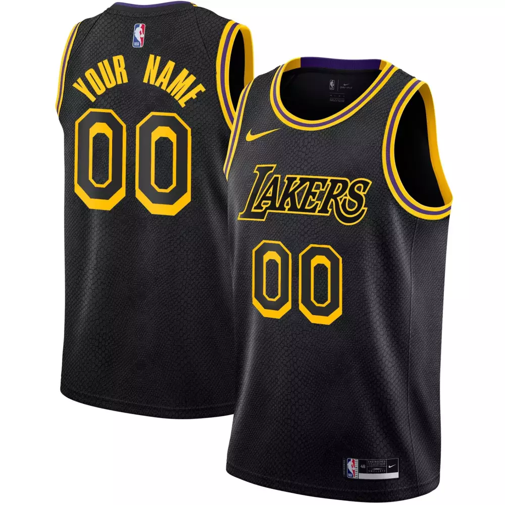 black mamba youth los angeles lakers kobe bryant patch swingman custom jersey all stitched