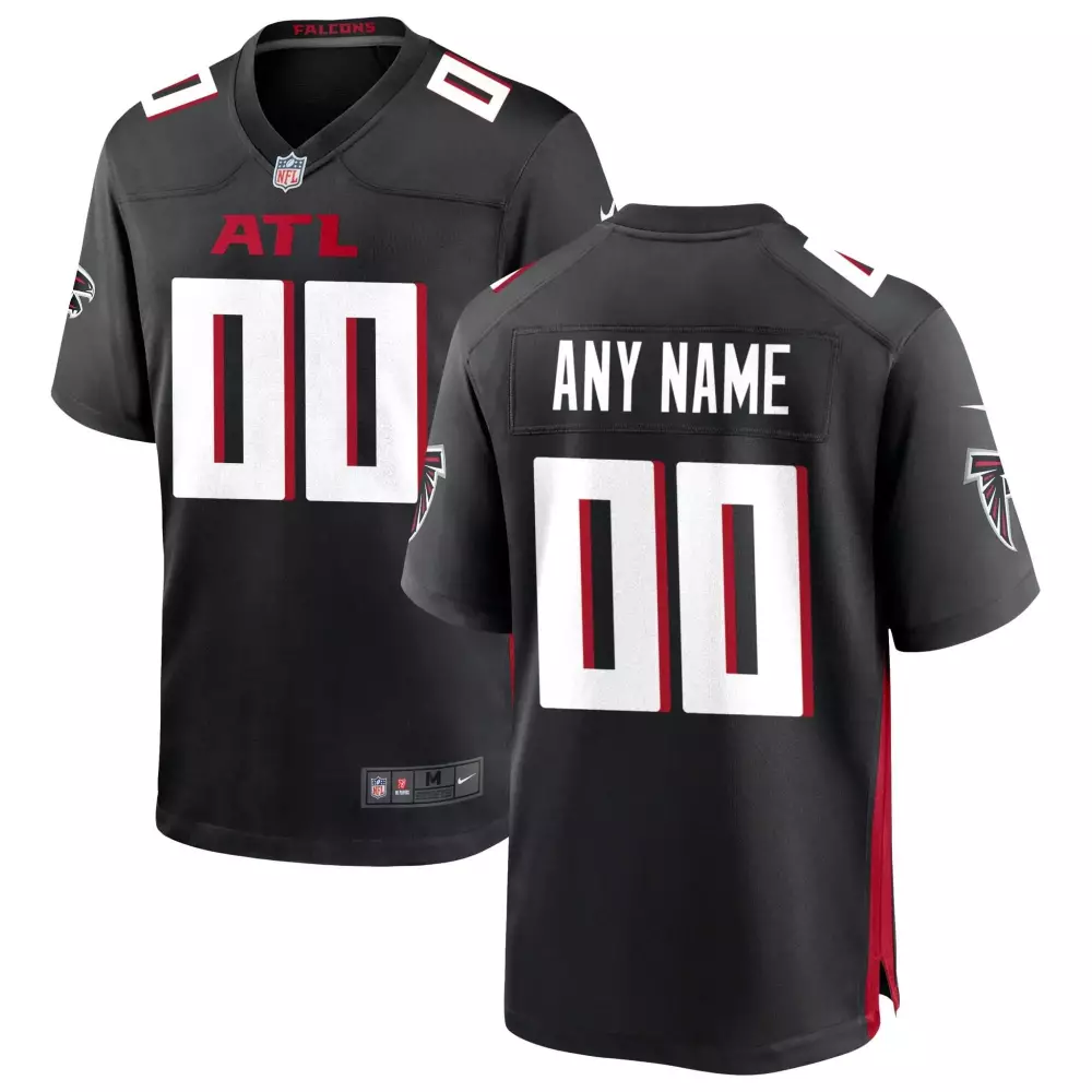 black men atlanta falcons 2024 vapor limited custom jersey all stitched