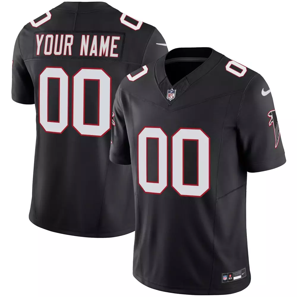 black men atlanta falcons 2024 vapor limited custom jersey all stitched