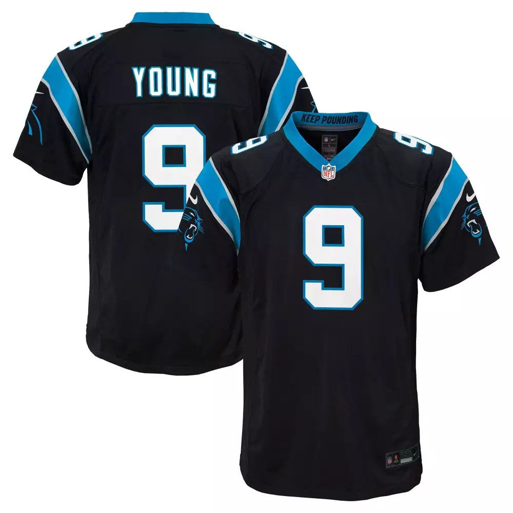 black men bryce young carolina panthers jersey all stitched