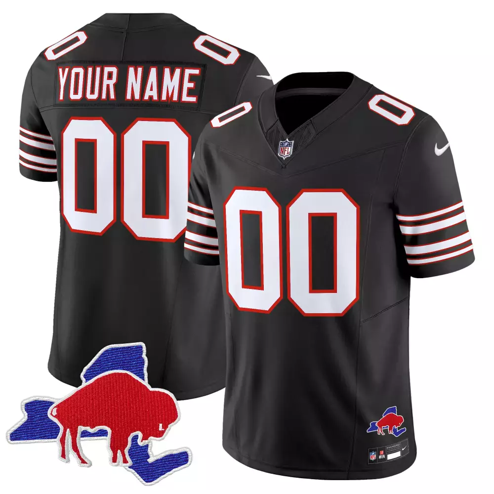 Buffalo Bills 2024 Salute to Service Army Youth Patch Vapor Limited Custom Jersey | All Stitched | Fan Gear for Game Day | For Youth