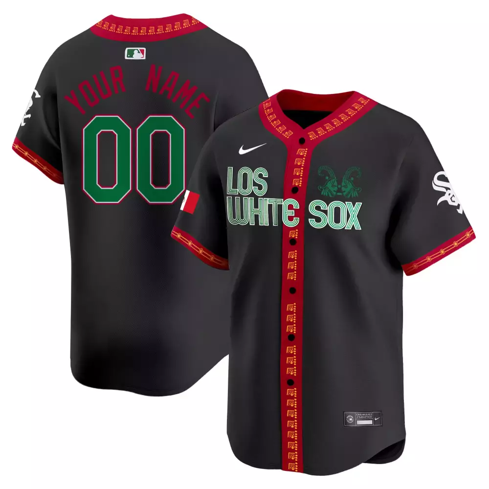Black Men Chicago White Sox Mexico Vapor Premier Jersey | Limited Edition Fan Gear for Men, Women & Youth