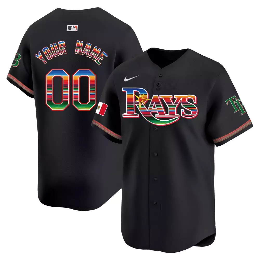 black men tampa bay rays hispanic heritage night jersey all stitched