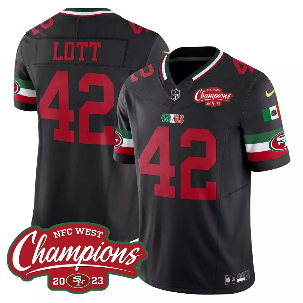 Ronnie Lott San Francisco 49ers Black Alternate Youths Vapor Limited Jersey | Golden Gate Bridge Patch | For Youth