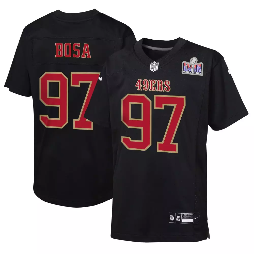 Black Game Jersey | San Francisco 49ers Ricky Pearsall 2025 Rivalries Collection | Fan Gear for Men, Women & Youth