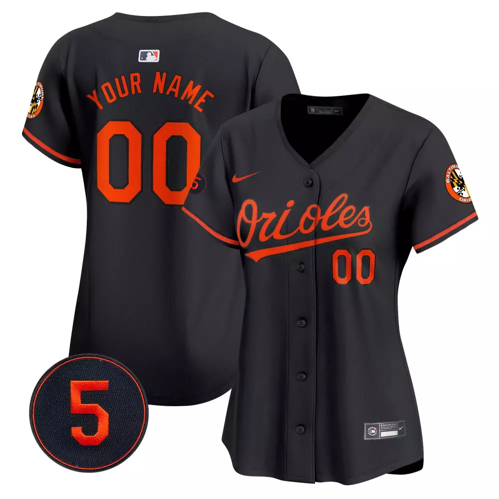 Robinson Baltimore Orioles Patch Vapor Premier Jersey | Black Stitched Design | Limited Edition for Men, Women & Youth