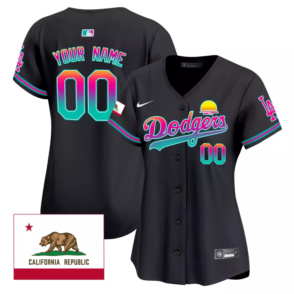 Los Angeles Dodgers 2024 City Style Vapor Premier Jersey | Black Custom Design | Limited Edition Fan Gear for Women | For Men, Women & Youth