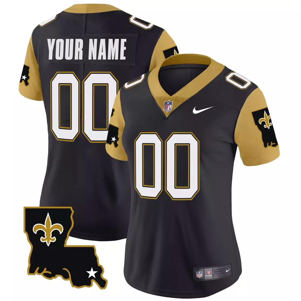 black sleeves youth new orleans saints 1987 legacy arch smoke custom jersey all stitched