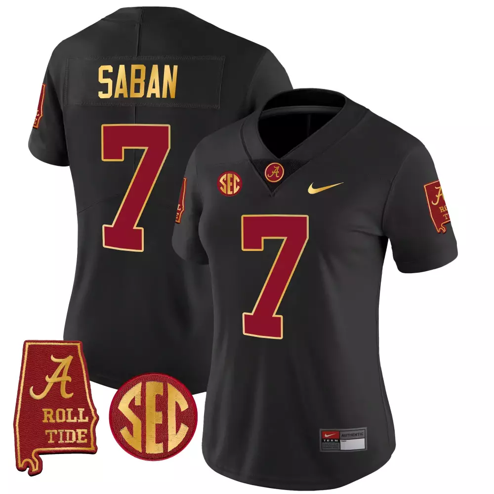 black women alabama crimson tide rose bowl patch vapor custom jersey all stitched