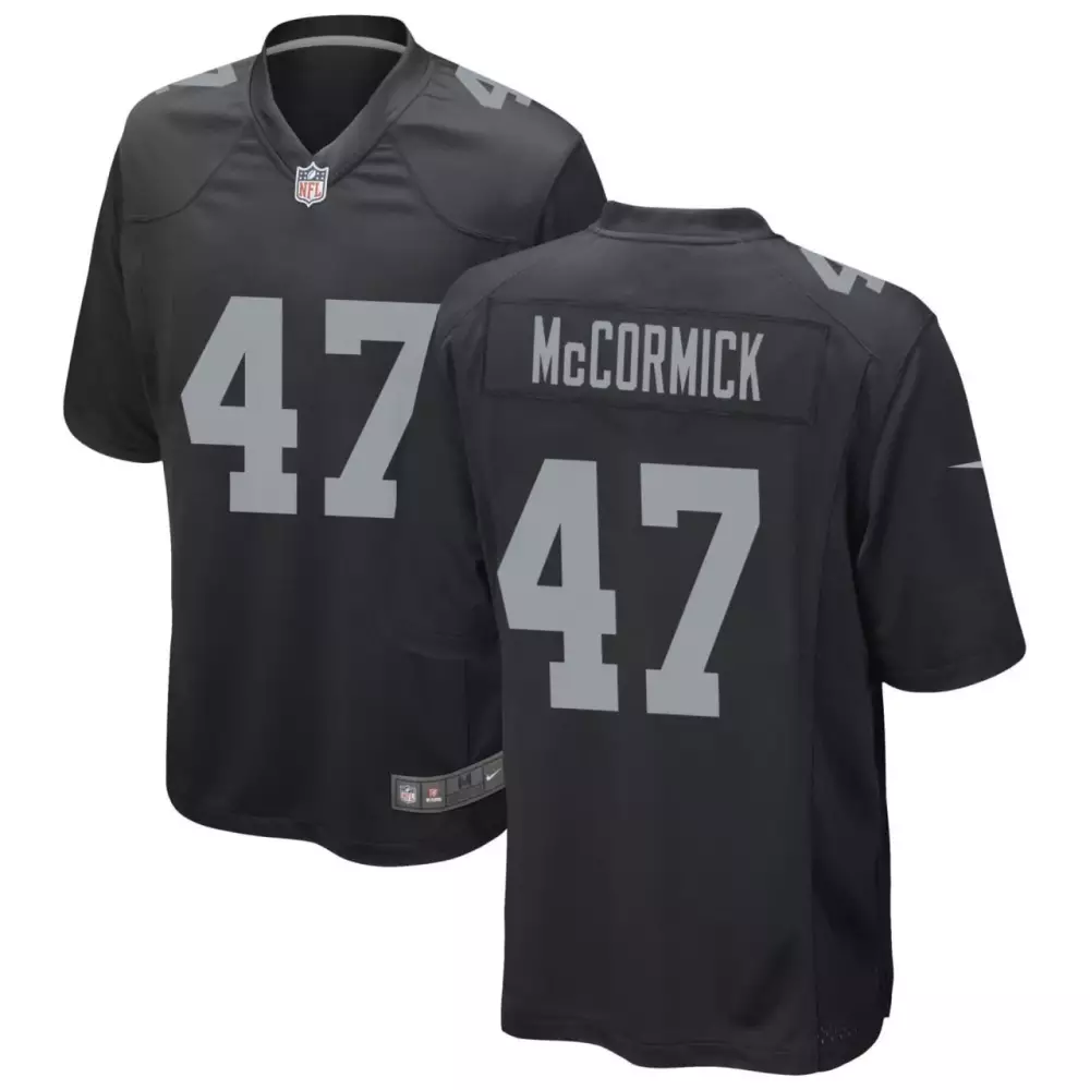 black women sincere mccormick las vegas raiders black jersey all stitched