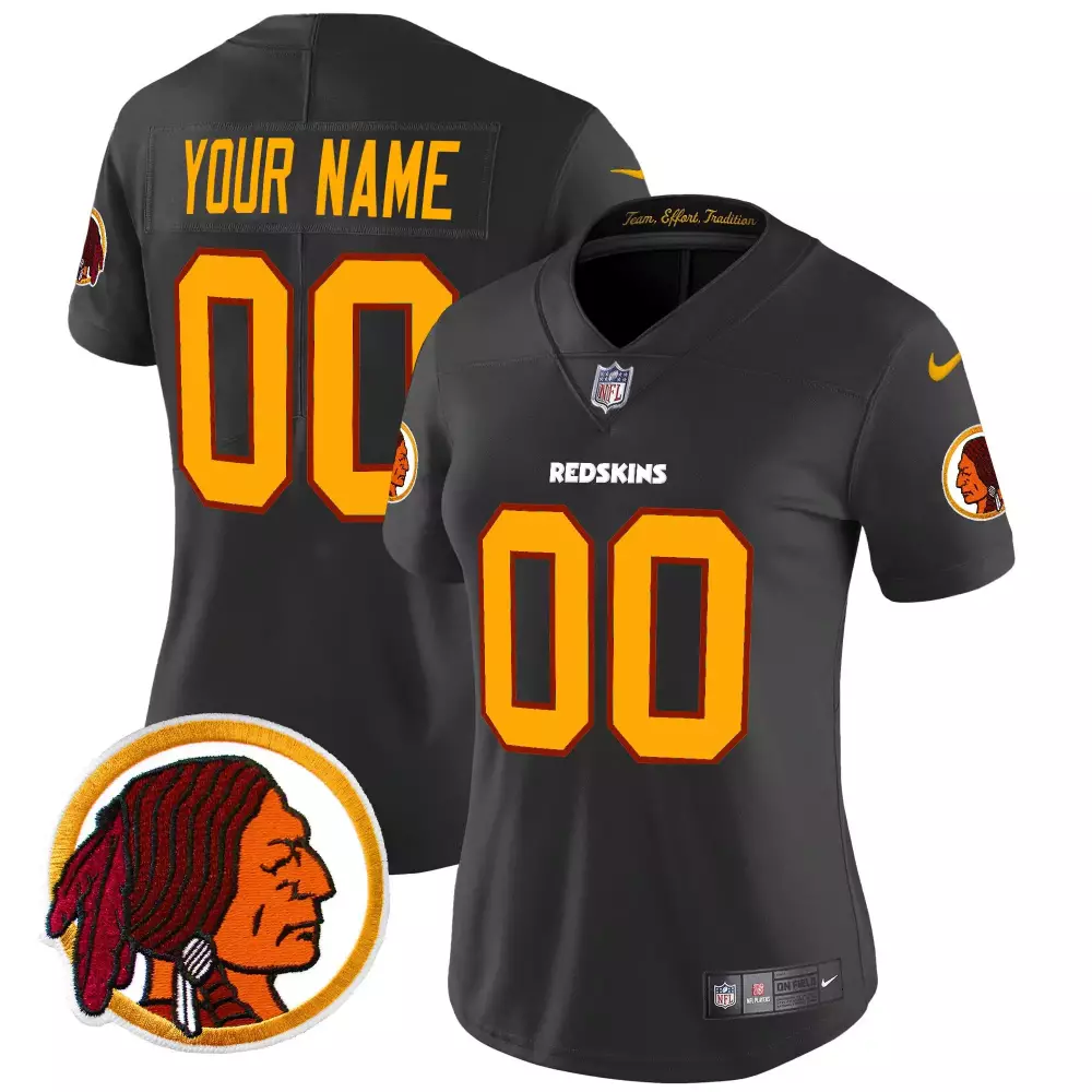 black women washington redskins 75th sean taylor patch vapor limited custom jersey all stitched
