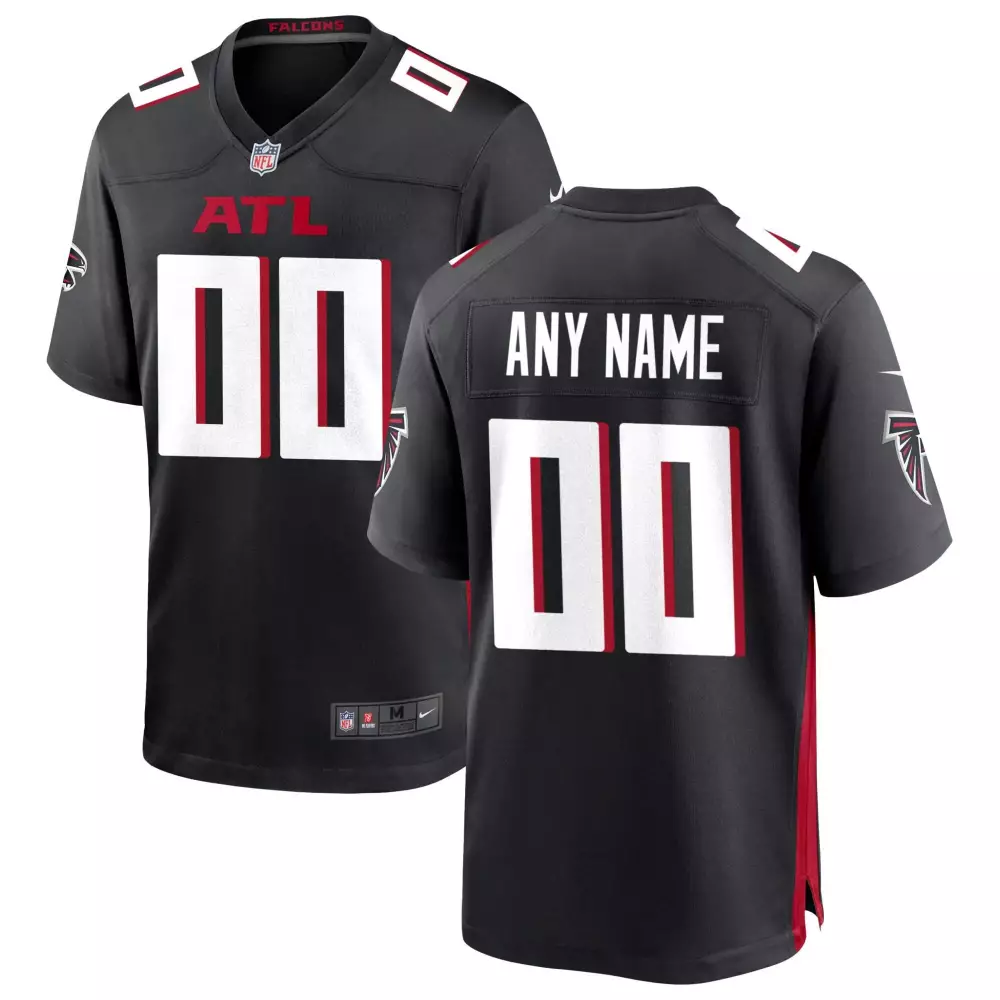 black youth atlanta falcons game custom jersey all stitched