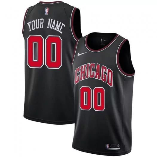 black youth chicago bulls swingman city edition custom jersey all stitched